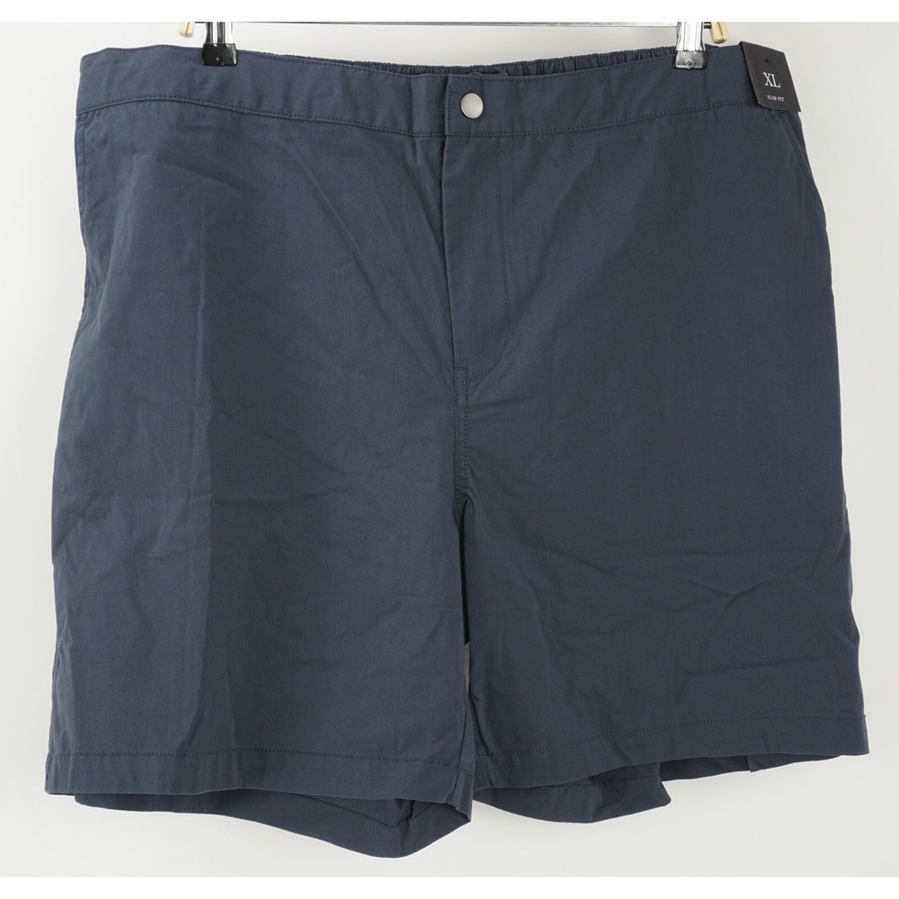 New Treasure & Bond Drawstring Performance Chino Shorts Men's XL Slim Light Blue